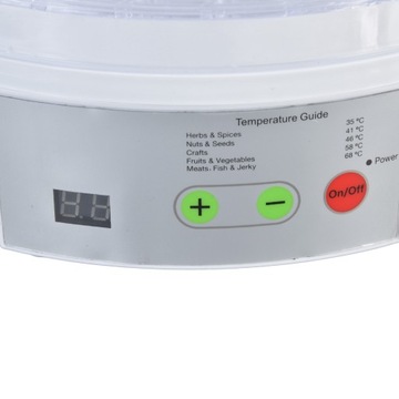 Пищевой дегидратор, 350 Вт, без BPA, съемный 8