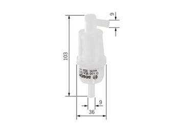 BOSCH 0 450 904 077 FILTR PALIVA