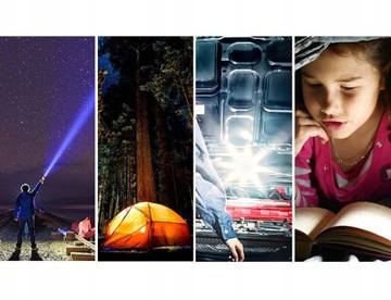 МОЩНЫЙ ВОЕННЫЙ ФОНАРЬ XHP50 ДИАПАЗОН ЗУМА 2 КМ