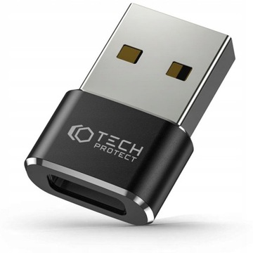 Przejściówka, adapter USB-A na USB-C Tech-Protect