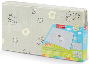 Коврик Sesttino из пеноматериала, СКЛАДНОЙ, обучающий, ДВУСТОРОННИЙ, XXL