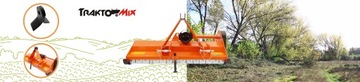 GEOGRASS ЦЕПОВАЯ КОСИЛКА НОЖ И МУЛЬЧЕР ТРАКТОР HINOMOTO SOLIS EFG 125 CM