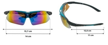 Поляризационные спортивные солнцезащитные очки для езды на велосипеде + футляр + линза