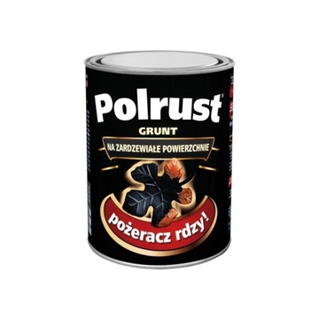 Grunt antykorozyjny POLRUST 0,3l Pożeracz rdzy!