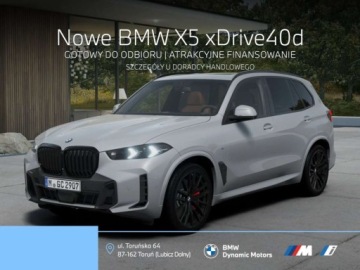 BMW X5 G05 SUV Facelifting 3.0 40d 352KM 2026 BMW X5 xDrive40d 352 KM mHEV - Gotowy do Odbioru - Pakiet M Pro - Kamera 3