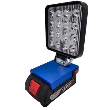 НАБОР РАБОЧЕЙ ЛАМПЫ BOSCH 18В + НАБОР ПЕРЕХОДНИКОВ ДЛЯ РОЗЕТОК