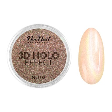 NEONAIL PYŁEK 3D HOLO EFFECT 02 PEACH