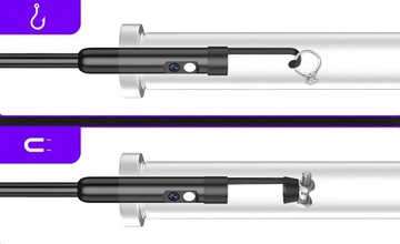 Эндоскопическая инспекционная камера Эндоскоп Двойной линз 8 мм 5 мм экран 5 