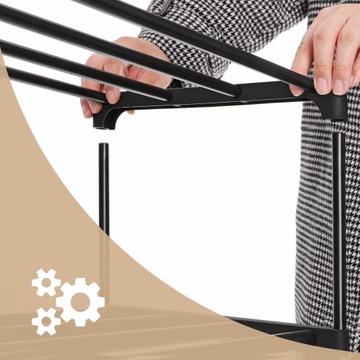 Модульная полка для обуви, металлическая подставка, 6 полок