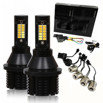 2w1 Światła LED DZIENNE KIERUNKOWSKAZY DRL 1733 lm