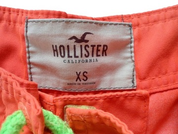 Hollister neonowe spodenki szorty XS