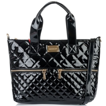 TOREBKA Damska MONNARI Duża Torba SHOPPER BAG Pojemna PIKOWANA LOGO