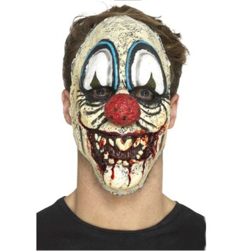 MASKA zakrwawiony KLAUN przebranie HALLOWEEN