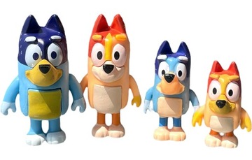 НАБОР ФИГУРОК BLUEY И BINGO, BLUEY FAMILY, 4 ШТ.