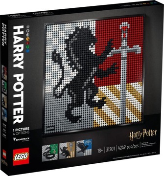 LEGO ART 31201 Гербы Хогвартса о Гарри Поттере