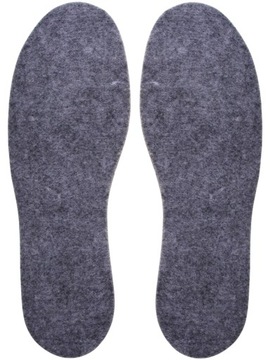 WKŁADKI DO BUTÓW ZIMOWE FILCOWE WEŁNA OWCZA r. 44