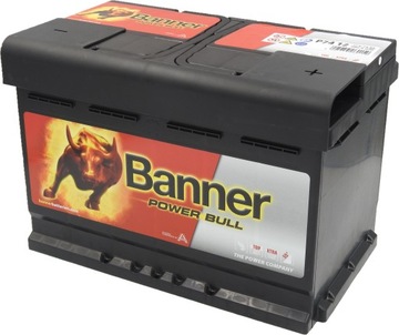 Akumulator Banner 74Ah 680A Power Bull P7412