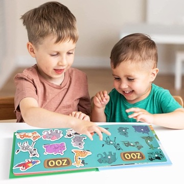 МОНТЕССОРИ ТИХАЯ КНИГА ТИХАЯ КНИГА РАЗВИВАЮЩАЯ КНИГА ДЛЯ ДЕТЕЙ ЖИВОТНЫХ