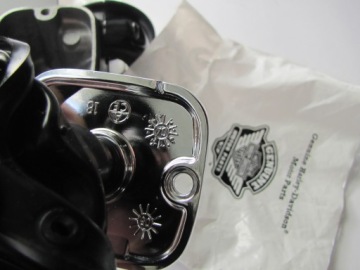 9/16 главный тормозной цилиндр хром 45284-99 Dyna Softail Touring Harley OEM