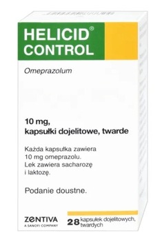 Helicid Control 10mg, 28 kapsułek