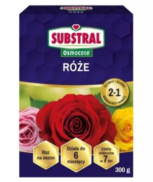 SUBSTRAL OSMOCOTE 2W1 RÓŻE 300G 5907487104298