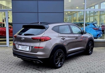 Hyundai Tucson III SUV Facelifting 1.6 T-GDi 177KM 2020 Hyundai Tucson 1.6 PB 177KM N Line Sun DCT FV23 Salon PL Serwis ASO Gwaran, zdjęcie 5