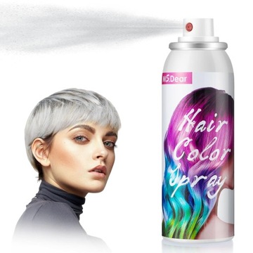 MS.Dear Hair Color Spray Spray koloryzujący do włosów biały 100ml