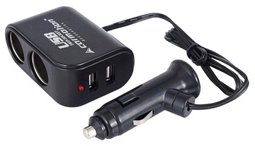 2X USB 3.1A Z PRZEWODEM ROZGAŁĘZIACZ PODWÓJNY Z A0