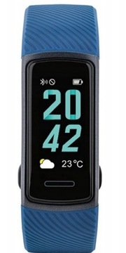 SMARTBAND SMARTWATCH РЕМЕНЬ ДЛЯ ЧАСОВ S3750 ЧЕРНЫЙ+СИНИЙ