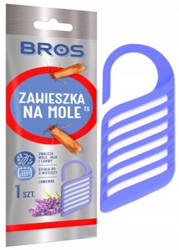 Bros Zawieszka Na Mole Ubraniowe Lawenda