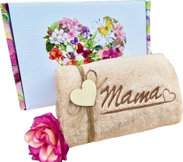 SUPER Prezent na Dzień Matki RĘCZNIK dla Mamy Haft