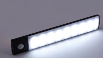 СВЕТОДИОДНАЯ ЛАМПА С ДАТЧИКОМ ДВИЖЕНИЯ, МАГНИТ С ЛИТИЕВОЙ БАТАРЕЕЙ ПОД ШКАФОМ 20см