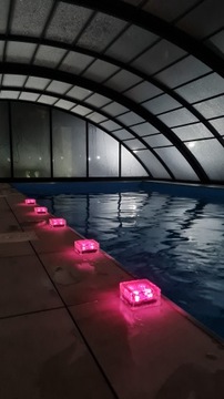 Садовый светильник SOLAR с розовым светом