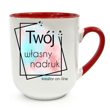 FOTO KUBEK Z TWOIM WŁASNYM NADRUKIEM ZDJĘCIEM LOGO FIRMY NAPISEM