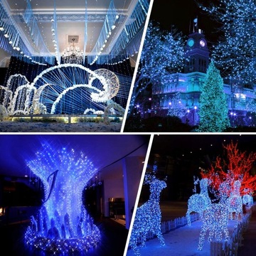 100 Led 10M Солнечные садовые фонари Лампа