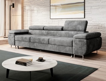 Sofa z funkcją spania Norberg regulowane zagłówki