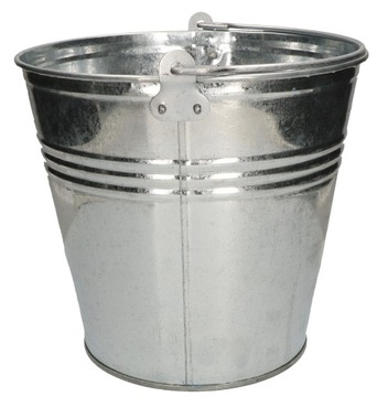 WIADRO OCYNKOWANE BUDOWLANE METALOWE 10 L BLASZANE