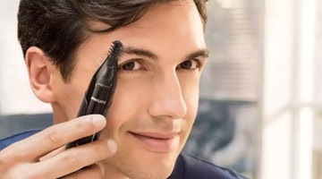 МОЩНЫЙ ТРИМЕР ДЛЯ БРОВЕЙ PHILIPS + АККУМУЛЯТОР ЛЕГКАЯ БЕЗОПАСНАЯ СТРИЖКА