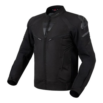 Мотоциклетная текстильная куртка REBELHORN VANDAL, черная, водонепроницаемая БЕСПЛАТНО