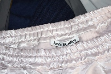 Acne Studios spodnie damskie 36 pink satin pants