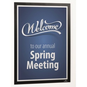 Рамка А3, магнитная, отрывающаяся, Durable Duraframe, черная, 1 шт.