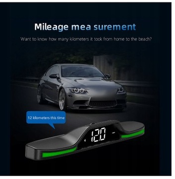 Samochodowy prędkościomierz GPS LED z prędkością