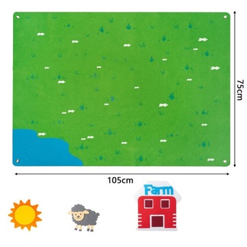 FELT MAT Набор фетровых досок для фермы