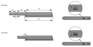 МЕБЕЛЬНЫЙ НАКОНЕЧНИК АМОРТИЗАТОР НАЖМИТЕ, ЧТОБЫ ОТКРЫТЬ СЕРЫЙ - РЕЗИНОВЫЙ КОНЕЦ LB