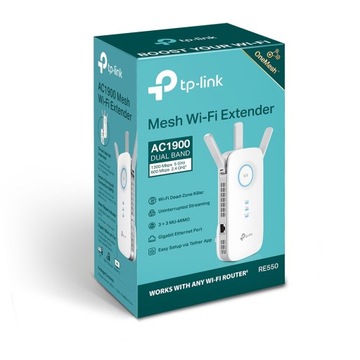 Wzmacniacz sygnału WiFi Repeater Mesh TP-Link RE550 AC1900 Dual Band LAN AP