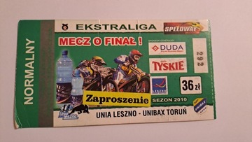 UNIA LESZNO - APATOR TORUŃ 2010 ŻUŻEL SPEEDWAY