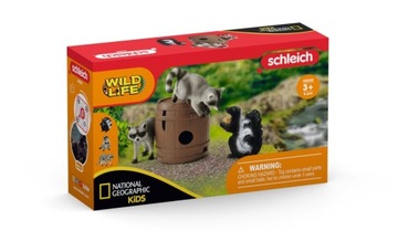 SCHLEICH Zestaw Orzechowe psoty Szop Skunks 42532X