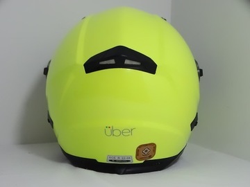Полнолицевой шлем UBER, размер M, желтый