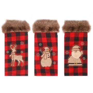 Бутылка/вино крышка подарок Рождество канун конфеты мешок ребенок