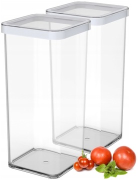 POJEMNIK NA SYPKIE PRODUKTY ROTHO LOFT 1.5L 2 SZT